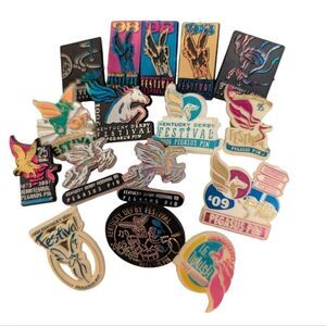 Kentucky Derby Festival Pegasus Pins lot Vintage Y2K 90s‎ 2000s
